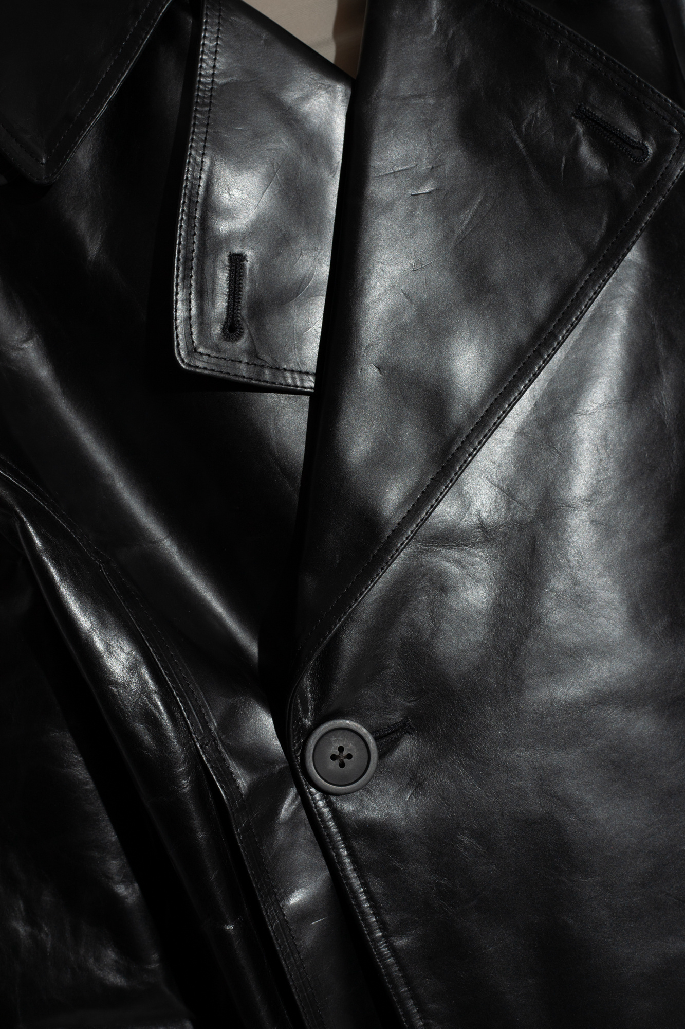 Rick Owens 'Drella' leather jacket | spj logo t shirt